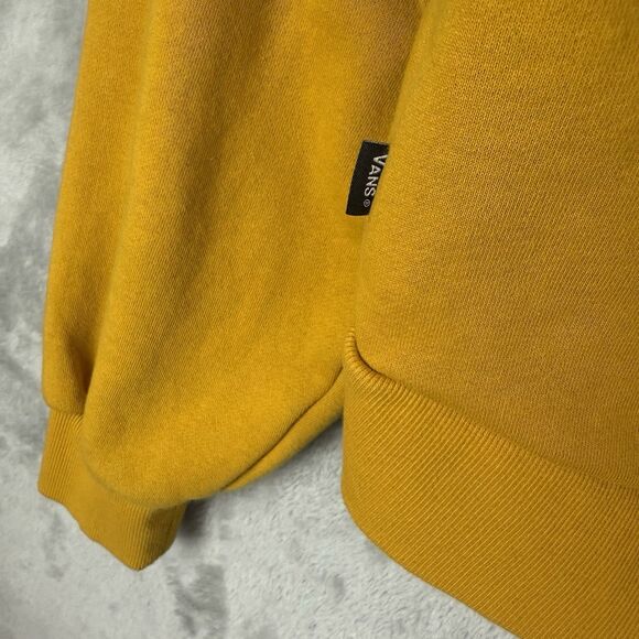 Vans X Curren X Knost Women’s Crewneck Sweater Size Large Oversized Gold Yellow - Picture 10 of 14